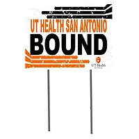 White Texas Health San Antonio 18" x 24" Bound Yard Sign