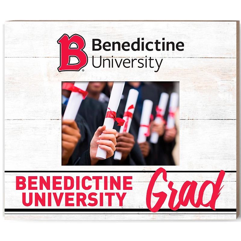 Benedictine Eagles  13.5" x 11.5" Grad Frame