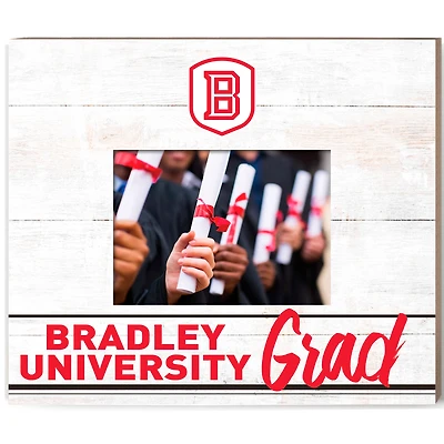 Bradley Braves  13.5" x 11.5" Grad Frame