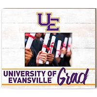Evansville Purple Aces  13.5" x 11.5" Grad Frame