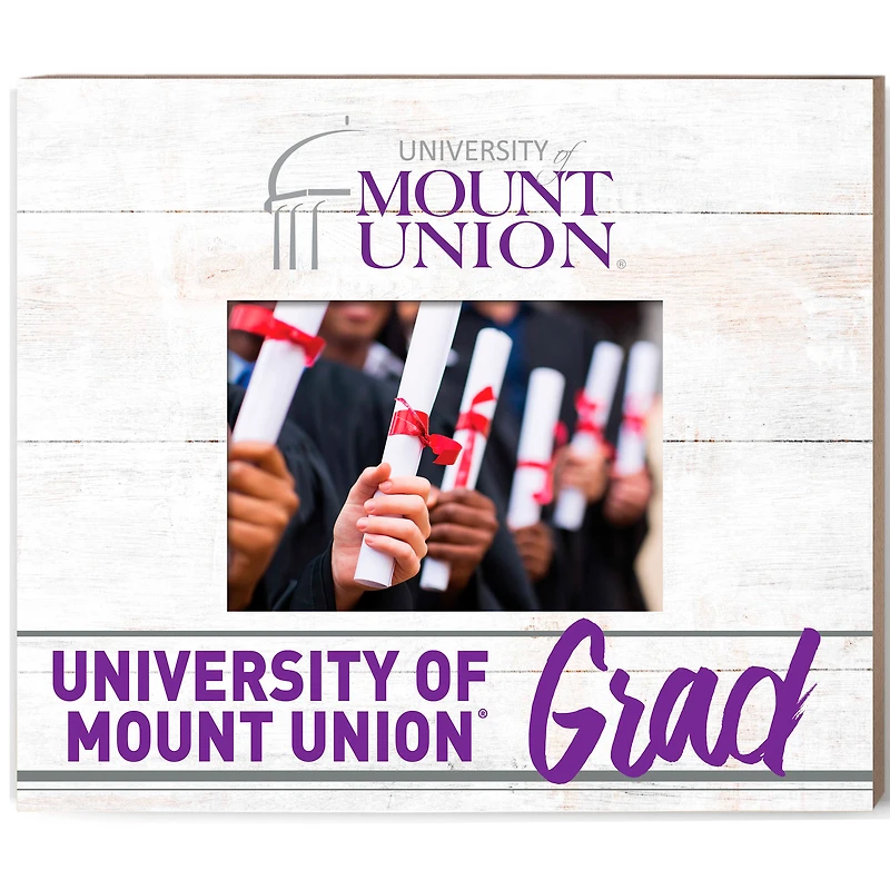 Mount Union Purple Raiders  13.5" x 11.5" Grad Frame