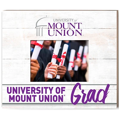 Mount Union Purple Raiders  13.5" x 11.5" Grad Frame