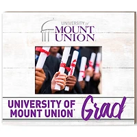 Mount Union Purple Raiders  13.5" x 11.5" Grad Frame