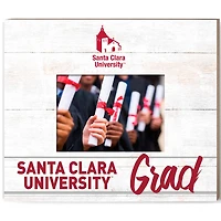 Santa Clara Broncos  13.5" x 11.5" Grad Frame