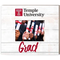 Temple Owls  13.5" x 11.5" Grad Frame