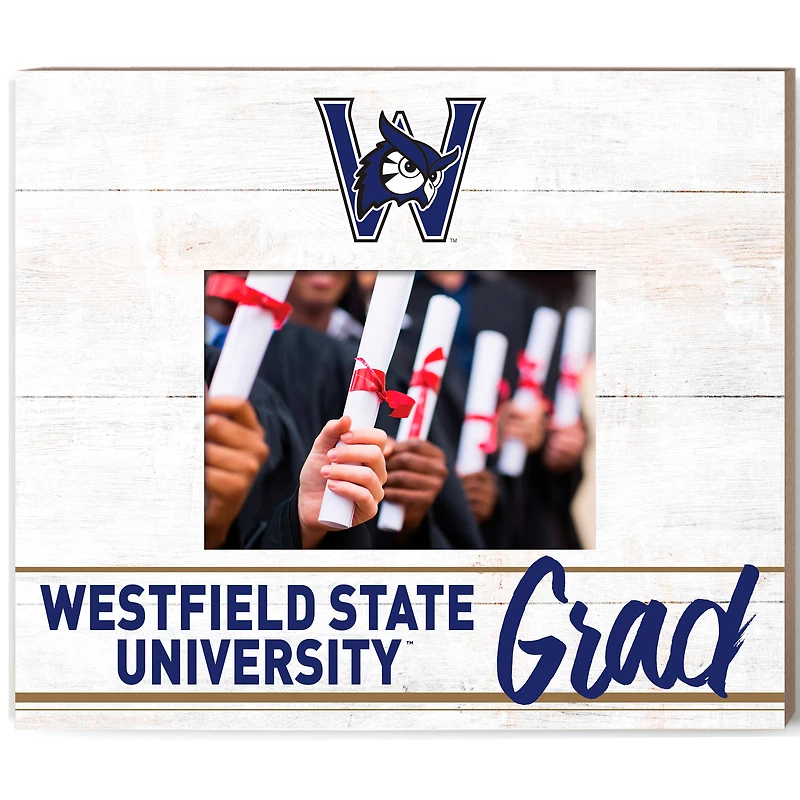Westfield State Owls  13.5" x 11.5" Grad Frame
