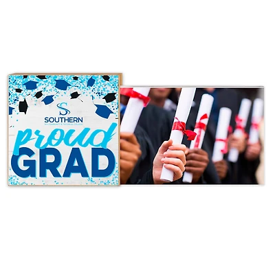 White Southern West Virginia Community and Technical College 5" x 10.5" Proud Grad Floating Frame