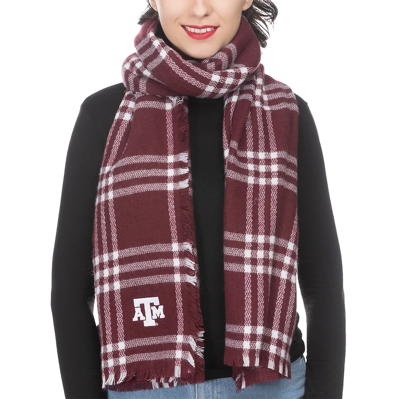 Women's ZooZatz Texas A&M Aggies Plaid Blanket Scarf