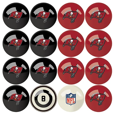 Imperial Tampa Bay Buccaneers Billiard Ball Set with Numbers