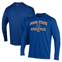 Men's Under Armour  Royal Boise State Broncos Athletics Performance Long Sleeve T-Shirt