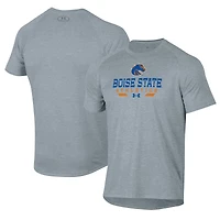 Men's Under Armour  Gray Boise State Broncos Athletics Tech T-Shirt