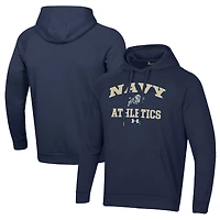 Men's Under Armour  Navy Navy Midshipmen Athletics All Day Pullover Hoodie
