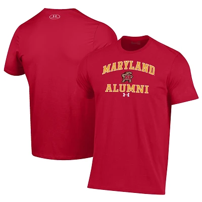 Men's Under Armour  Red Maryland Terrapins Alumni Performance T-Shirt