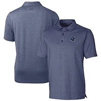 Men's Cutter & Buck  Heather Navy Houston Texans Helmet Forge Stretch Polo