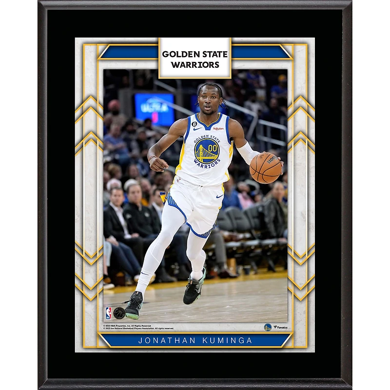 Jonathan Kuminga Golden State Warriors 10.5" x 13" Sublimated Player Plaque