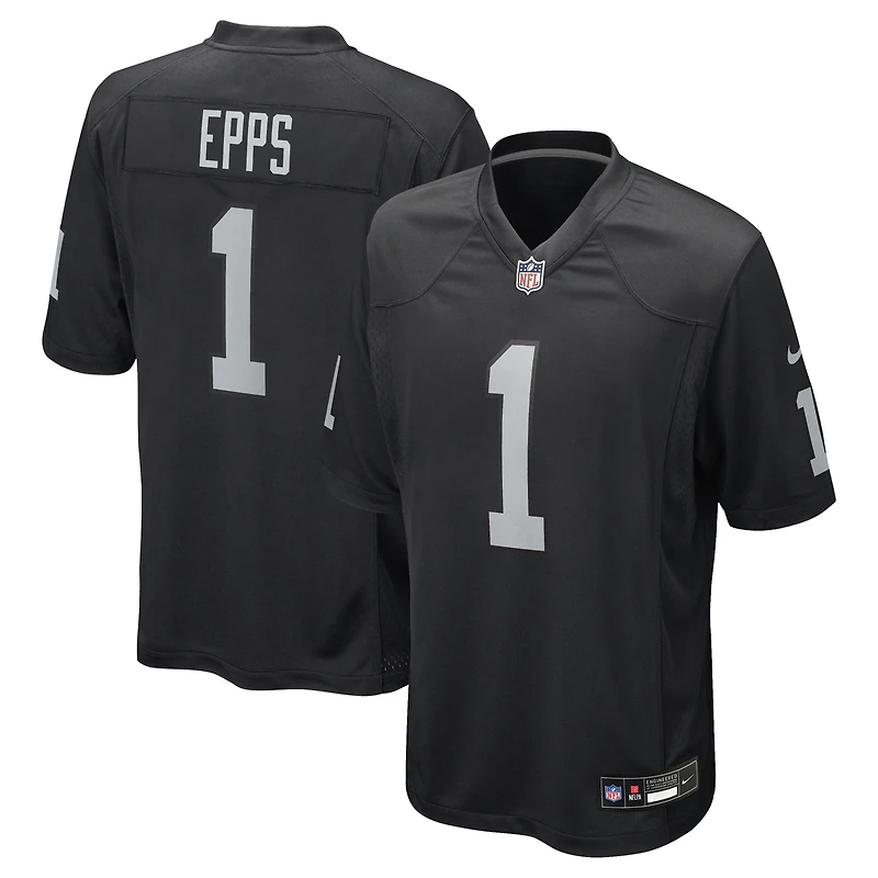 Men's Nike Marcus Epps Black Las Vegas Raiders Game Player Jersey