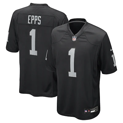 Men's Nike Marcus Epps Black Las Vegas Raiders Game Player Jersey