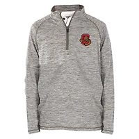 Youth Garb  Gray Cornell Big Red Matthew Quarter-Zip Top