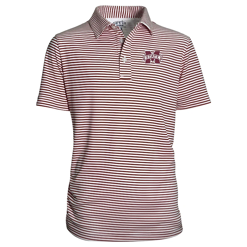 Youth Garb  Maroon Mississippi State Bulldogs Carson Polo