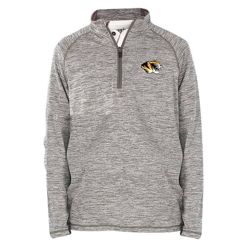 Youth Garb Gray Missouri Tigers Matthew Quarter-Zip Top