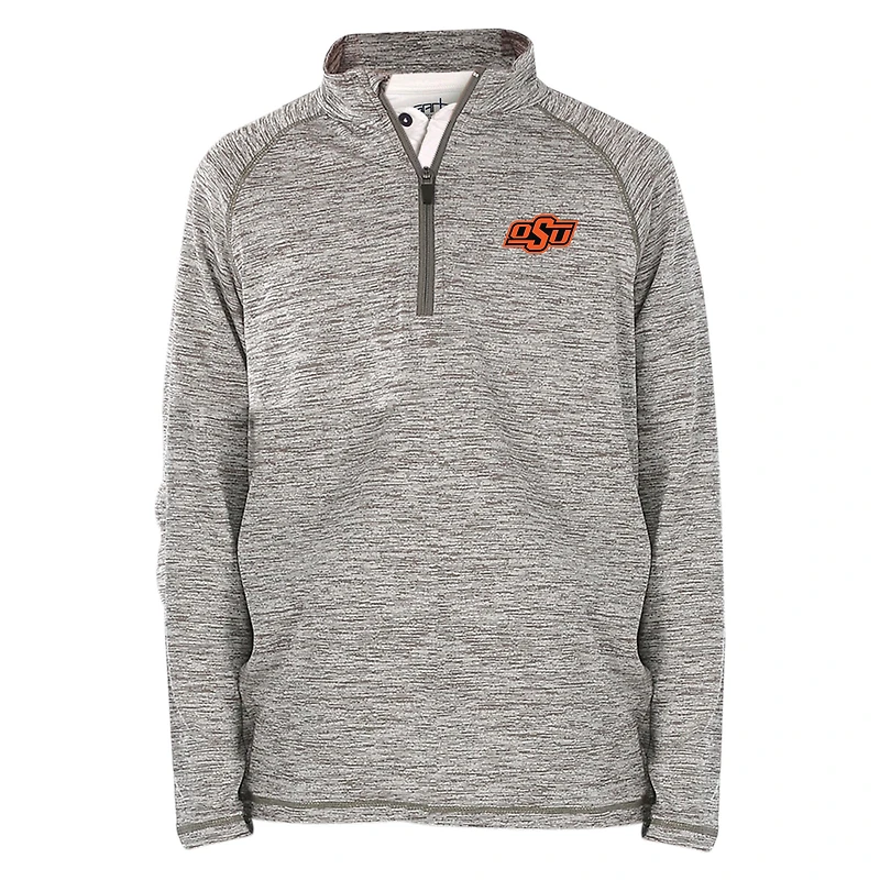 Youth Garb  Gray Oklahoma State Cowboys Matthew Quarter-Zip Top