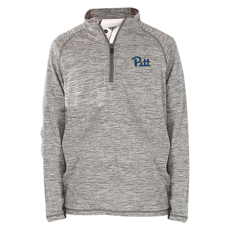 Youth Garb Gray Pitt Panthers Matthew Quarter-Zip Top