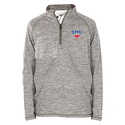 Youth Garb  Gray SMU Mustangs Matthew Quarter-Zip Top
