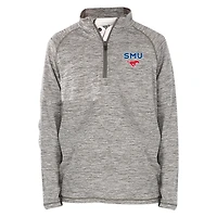 Youth Garb  Gray SMU Mustangs Matthew Quarter-Zip Top