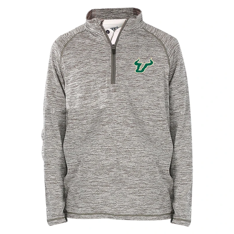 Youth Garb Gray South Florida Bulls Matthew Quarter-Zip Top