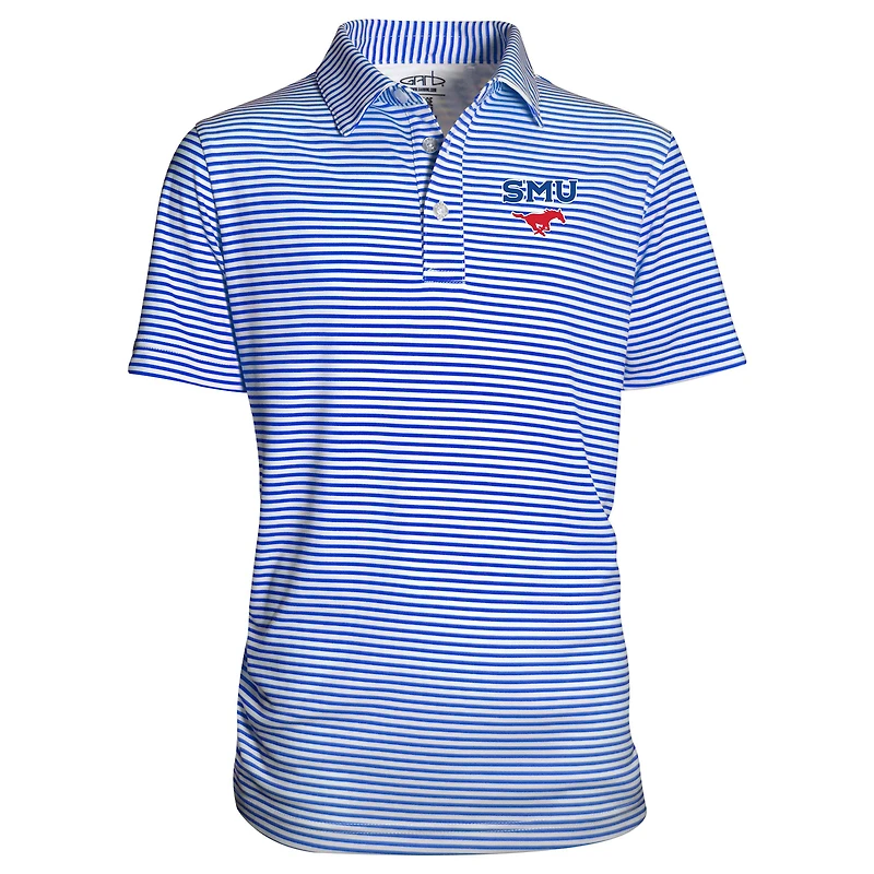Youth Garb  Royal SMU Mustangs Carson Polo