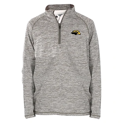 Youth Garb Gray Southern Miss Golden Eagles Matthew Raglan Quarter-Zip Top