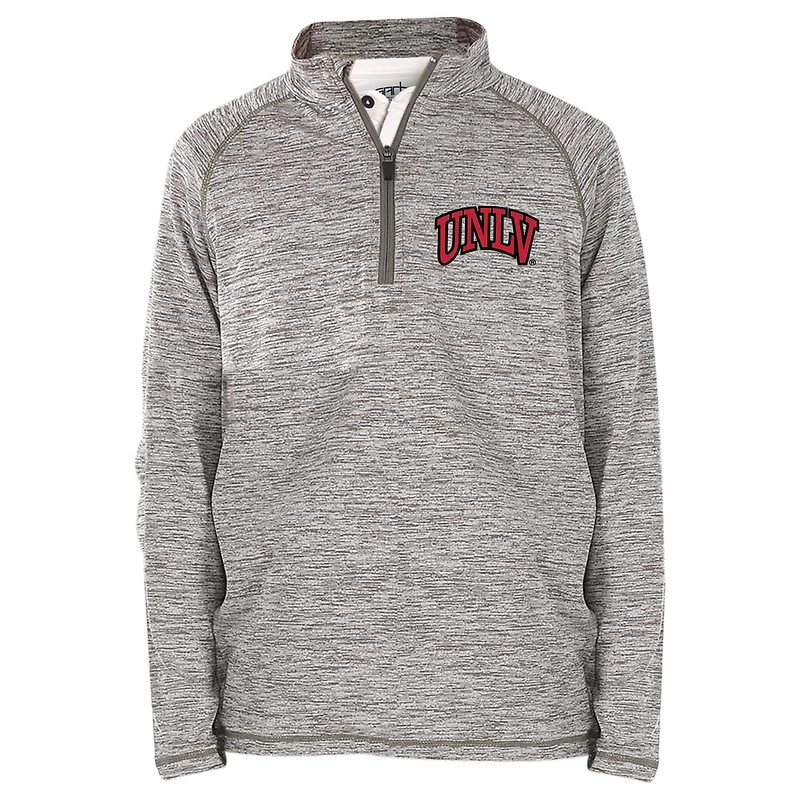 Youth Garb  Gray UNLV Rebels Matthew Raglan Quarter-Zip Top