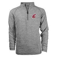 Youth Garb  Gray Washington State Cougars Matthew Raglan Quarter-Zip Top