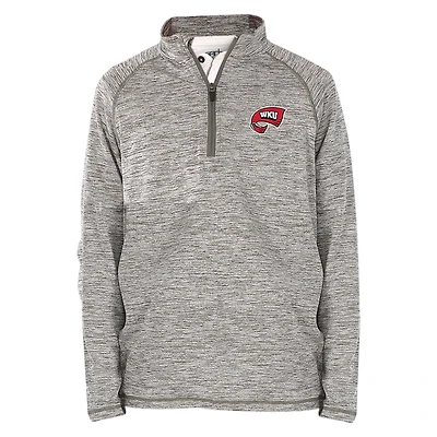 Youth Garb  Gray Western Kentucky Hilltoppers Matthew Raglan Quarter-Zip Top