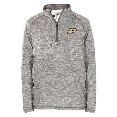 Youth Garb  Gray Purdue Boilermakers Matthew Raglan Quarter-Zip Top