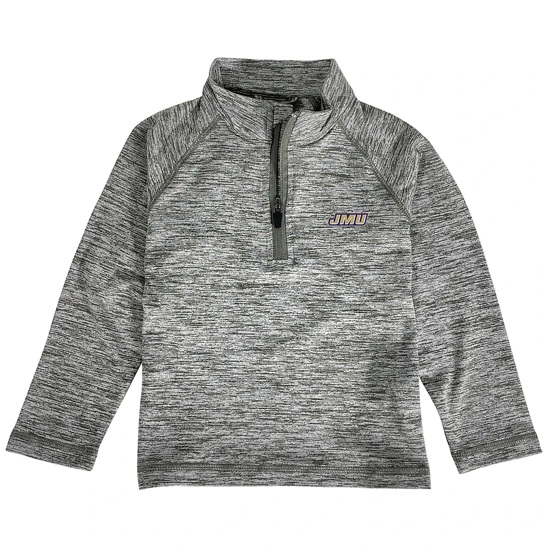 Toddler Garb Gray James Madison Dukes Matthew Quarter-Zip Pullover Top