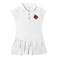 Girls Toddler Garb Louisville Cardinals Caroline Cap Sleeve Polo Dress