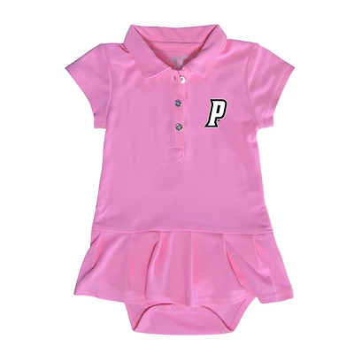 Girls Infant Garb  Pink Providence Friars Caroline Cap Sleeve Polo Dress