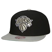 Men's Mitchell & Ness x Lids Black New York Knicks Shady Snapback Hat