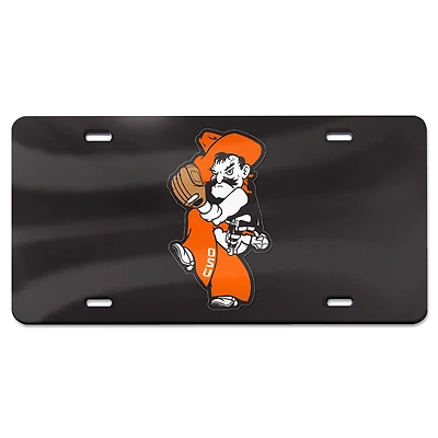 WinCraft Oklahoma State Cowboys Baseball Pete Wind Up Laser Cut Acrylic License Plate
