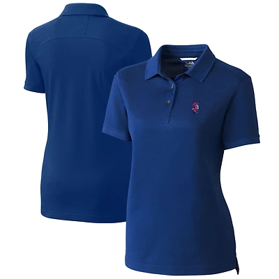 Women's Cutter & Buck  Royal Florida Gators Swinging Gator Advantage Tri-Blend Pique Polo