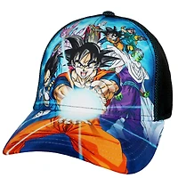 Youth Blue Dragon Ball Super Baseball Snapback Hat