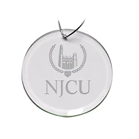 New Jersey City Gothic Knights 3'' Glass Round Ornament