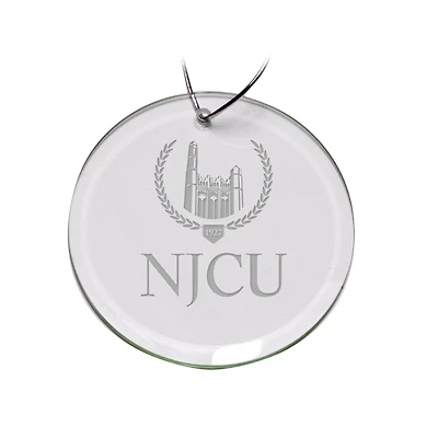 New Jersey City Gothic Knights 3'' Glass Round Ornament