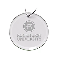 Rockhurst Hawks 3'' Glass Round Ornament