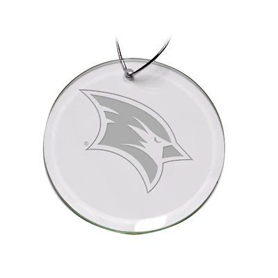 Saginaw Valley State Cardinals 3'' Glass Round Ornament
