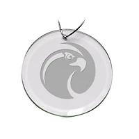 Seattle Pacific Falcons 3'' Glass Round Ornament