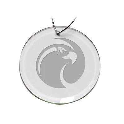 Seattle Pacific Falcons 3'' Glass Round Ornament