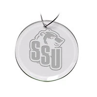 Shawnee State Bears 3'' Glass Round Ornament