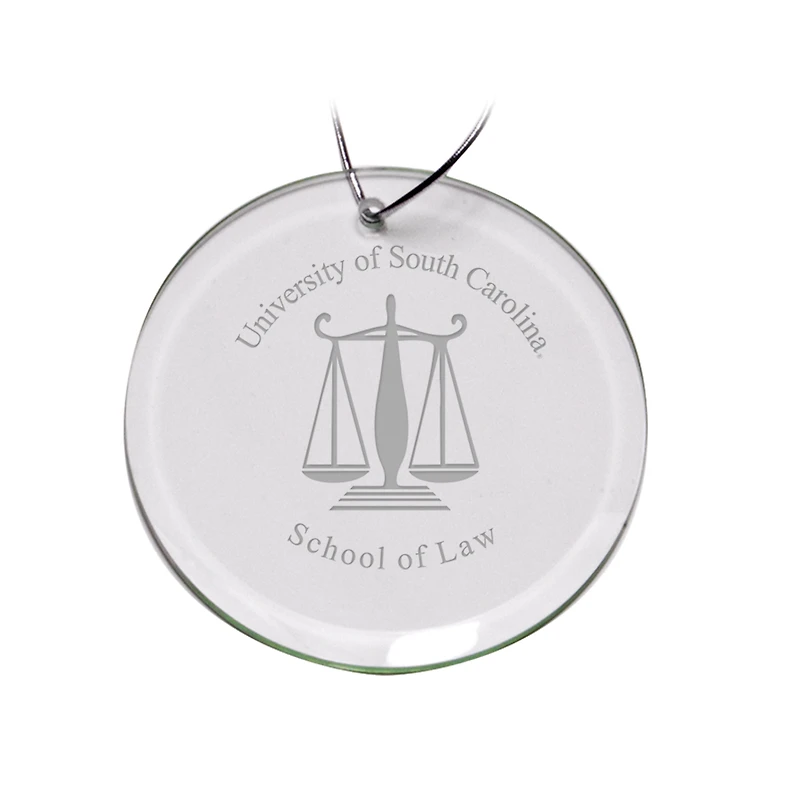 South Carolina Gamecocks 3'' Glass Round Ornament